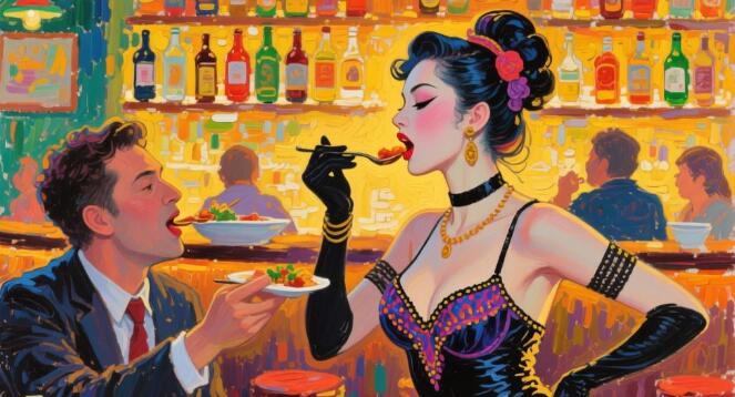 杭州酒馆被曝提供女舞者用嘴喂食服务